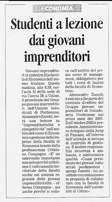 Rassegna Stampa - Università di Udine